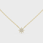 1Diamond Starburst Pendant Necklace