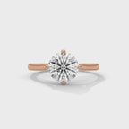 Classic Round Diamond Solitaire Ring