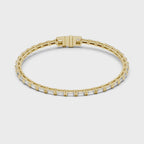 Baguette Cut Diamond Tennis Bracelet