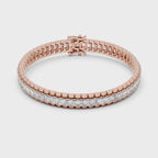 Emerald Cut Diamond Tennis Bracelet