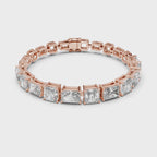 Radiant and Emerald Cut Diamond Bracelet