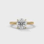Classic Round Diamond Solitaire Engagement Ring