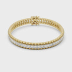 Emerald Cut Diamond Tennis Bracelet
