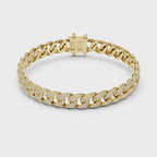 Iced Out Cuban Link Diamond Bracelet