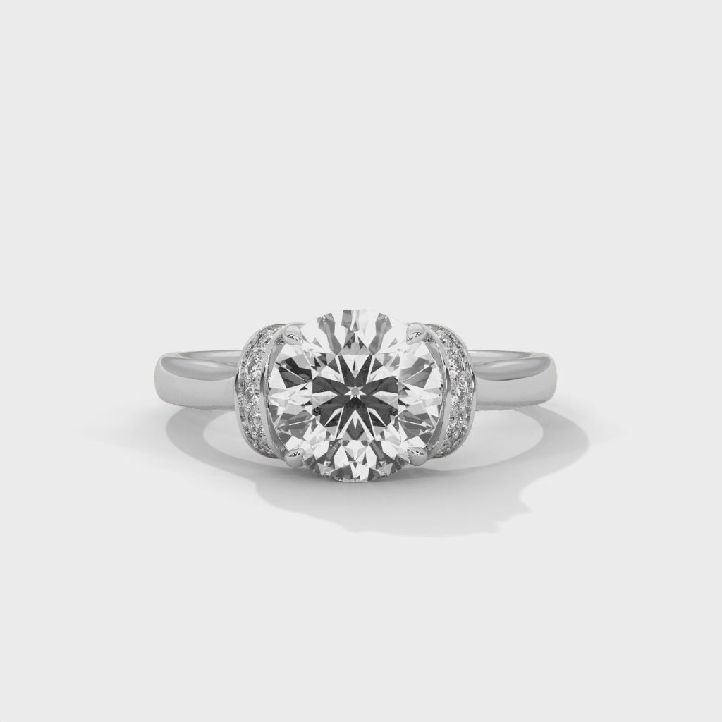 Classic Round Diamond Engagement Ring