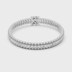 Emerald Cut Diamond Tennis Bracelet